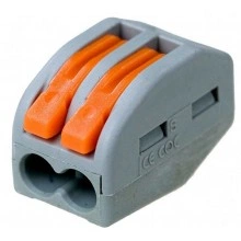 КВТ Клемма рычажковая Wago 222–412 59927 (цена за уп.) KVT