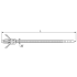 КВТ Стяжка крепежная КСДп 4.8x190 64773 (цена за уп.) KVT КВТ Стяжка крепежная КСДп 4.8x190 64773 (цена за уп.) KVT