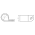 КВТ Скоба нейлоновая СНК-20 66449 (цена за уп.) KVT КВТ Скоба нейлоновая СНК-20 66449 (цена за уп.) KVT