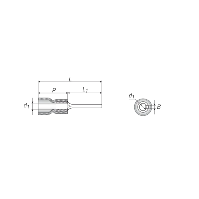 КВТ Наконечник штыревой НШКИ 6.0–13 (мин партия 500 шт.) 69805 KVT КВТ Наконечник штыревой НШКИ 6.0–13 (мин партия 500 шт.) 69805 KVT