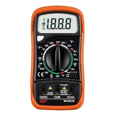 КВТ Мультиметр цифровой MAS838 70474 KVT КВТ Мультиметр цифровой MAS838 70474 KVT