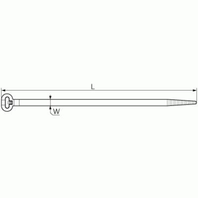 КВТ Стяжка крепежная КСЗ 8x400 74110 (цена за уп.) KVT КВТ Стяжка крепежная КСЗ 8x400 74110 (цена за уп.) KVT