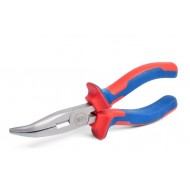 КВТ Длинногубцы изогнутые 160 мм слесарно-монтажные серии МАСТЕР, 77424 KVT