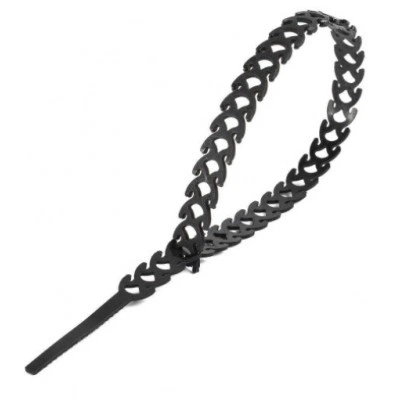 КВТ Кабельная стяжка разъемная фигурная T-flex 300 (ч) (цена за уп.) 81469 KVT