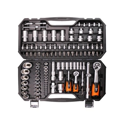 КВТ Набор автоинструмента 1/2’’ и 1/4’’, серия «КВТ-PROFESSIONAL», 110 предметов 82135 KVT КВТ Набор автоинструмента 1/2’’ и 1/4’’, серия «КВТ-PROFESSIONAL», 110 предметов 82135 KVT