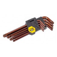 КВТ Набор ключей TORX КТ-9s (Т10-Т50) 82178 KVT
