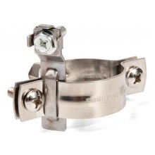 КВТ Хомут трубный заземления ТХЗ (INOX) 3/4" (мин партия 10 шт.) Fortisflex 83237 KVT