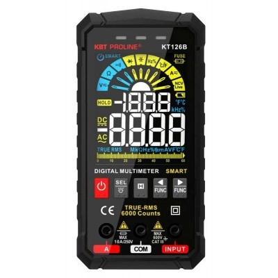 КВТ Мультиметр цифровой SMART KT 126В "PROLINE" 86329 KVT КВТ Мультиметр цифровой SMART KT 126В "PROLINE" 86329 KVT