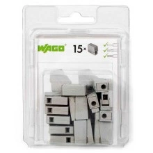 КВТ Клеммы WAGO 224-101/996-015 (2,5мм2 серые) (блистер 15шт.) 86574 KVT
