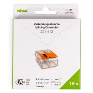 КВТ Клеммы WAGO 221-412/996-016 (2Х4,0мм2) (блистер 16шт.) 86579 KVT