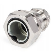 КВТ Ввод кабельный для металлорукава из нержавеющей стали ВК-М25(13-18 мм)-МР25 (INOX) (мин партия 10 шт.) Fortisflex 88170 KVT