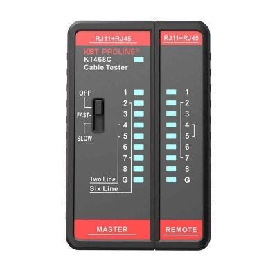 КВТ LAN-тестер кабельный KT 468С серия PROLINE 88552 KVT