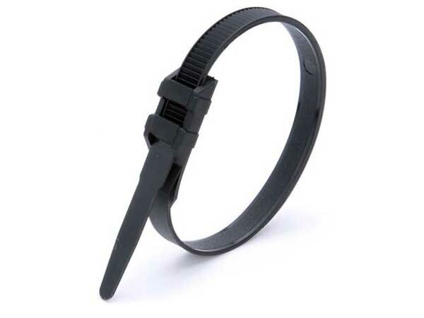 Стяжка кабельная усиленная КВТ для крепежа и бандажирования